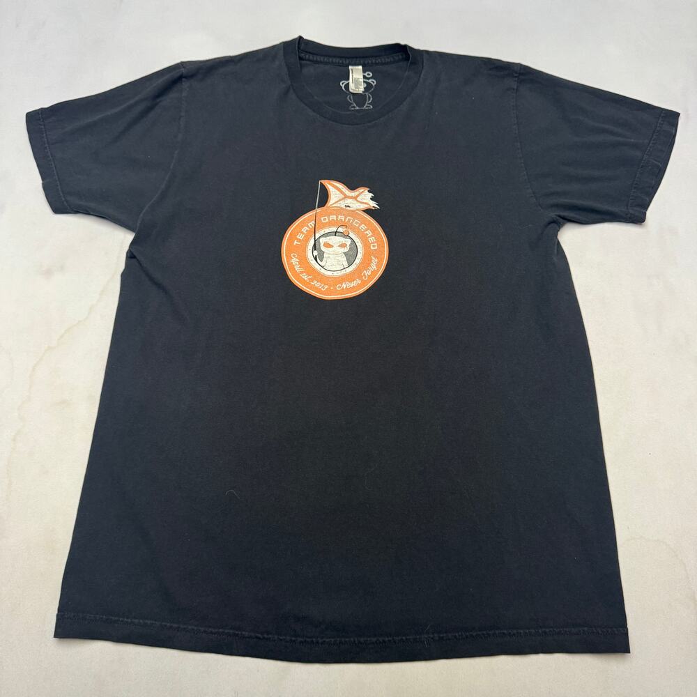 Vintage 2010s Reddit Team Orangered T Shirt Mens L American Apparel Tech